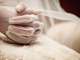 rękawiczki ślubne